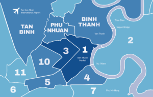 District Map of Saigon